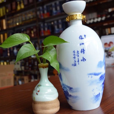 融通酒行|汾酒 山谷山青 白玉坊 1.5L 清香型白酒53度 1瓶
