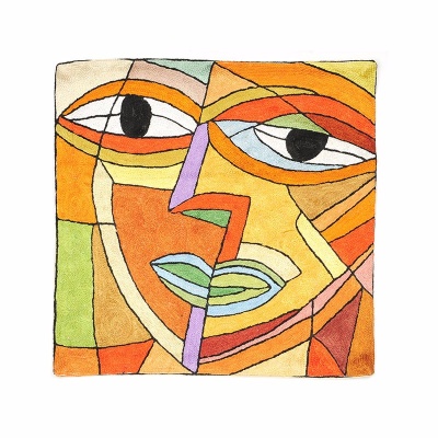 艾茜娜古绣庄印度进口KASHMIR混纺抱枕套45×45cm 11款可选