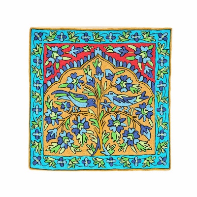 艾茜娜古绣庄印度进口KASHMIR混纺抱枕套45×45cm 11款可选
