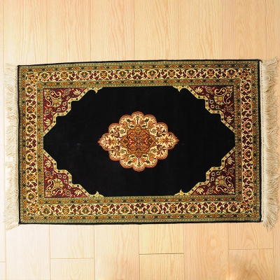 艾茜娜古绣庄印度进口KASHMIR真丝毯90×60cm