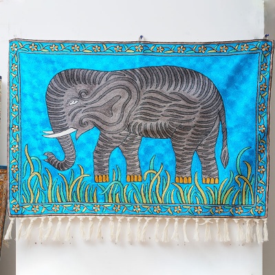 艾茜娜古绣庄印度进口KASHMIR混纺毯×60cm