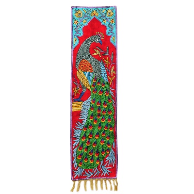 艾茜娜古绣庄印度进口KASHMIR混纺毯120×30cm
