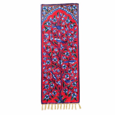 艾茜娜古绣庄印度进口KASHMIR混纺毯120×45cm