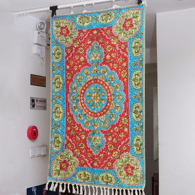 艾茜娜古绣庄印度进口KASHMIR混纺毯150×90cm