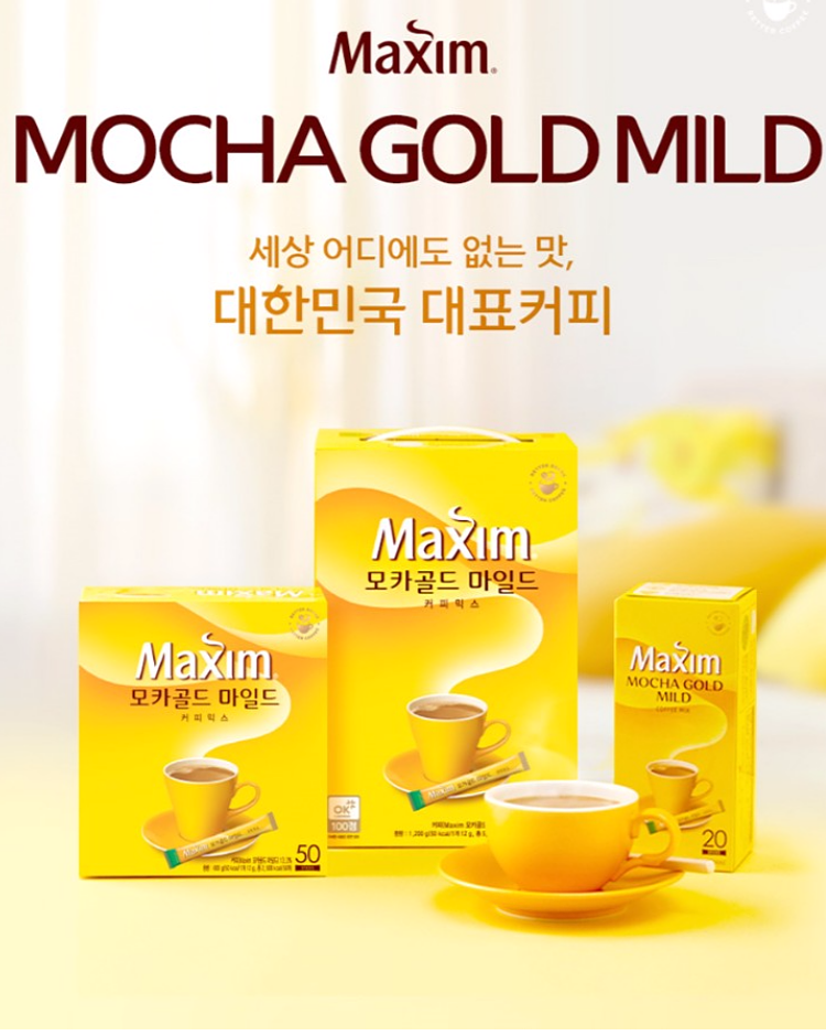 百货百客|韩国麦馨摩卡黄金咖啡 100条